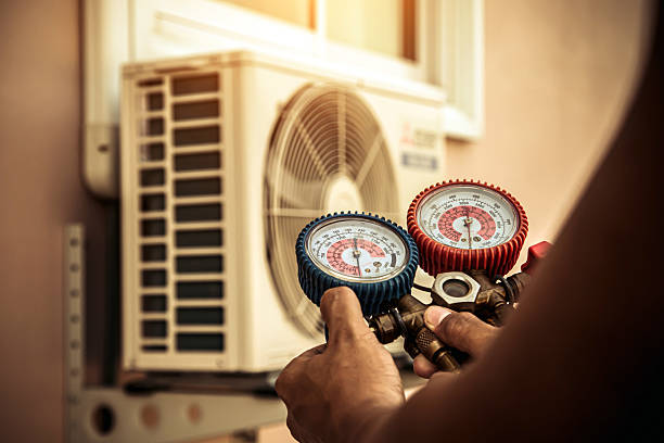 Professional Ac Installation technician working in Albion, NY